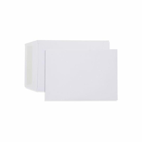 CUMBERLAND Strip Seal Pocket Envelope 80gsm B5 250 X 176mm White Box250 607331