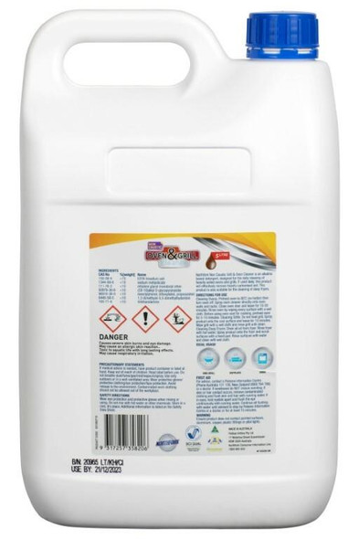 NORTHFORK Oven And Grill Cleaner Non Caustic 5 Litre X CARTON of 3 631080718