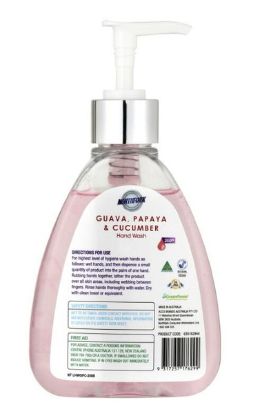 NORTHFORK Liquid Hand Wash Guava Papaya And Cucumb 250ml X CARTON of 6 635162944