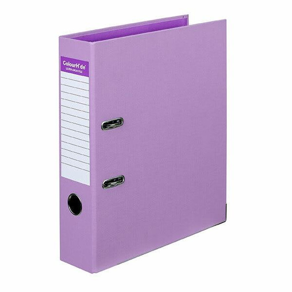 Colourhide Lever Arch File Pe A4 Purple X CARTON of 6 6802019J