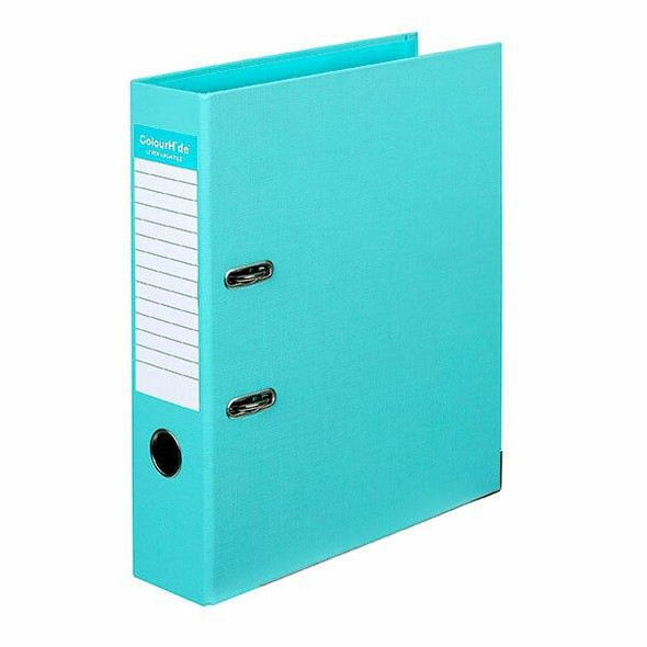 Colourhide Lever Arch File Pe A4 Aqua X CARTON of 6 6802032J