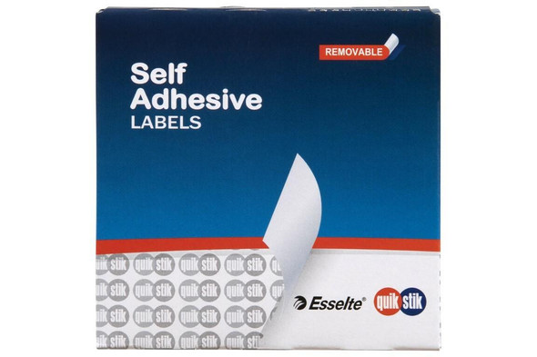 Quikstik Label Dispenser Circle 14mm Green 1050 Labels 80103CRGRN