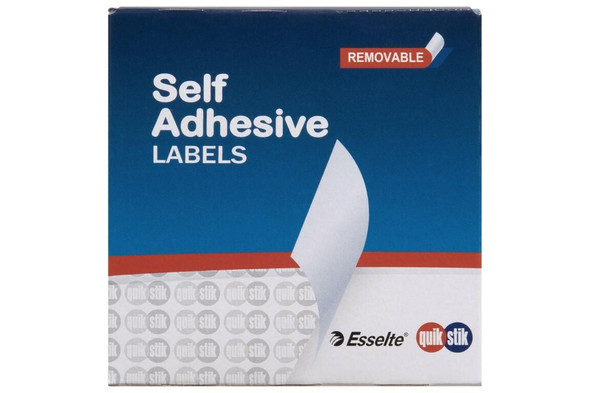 Quikstik Label Dispenser Rectangle 44x65mm White 150 Labels 80171RR