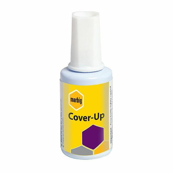 Marbig Correction Fluid Cover Up 20ml X CARTON of 20 89000