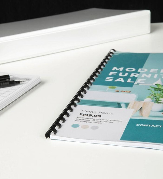 GBC Binding Comb 10mm Black Pack25 BEP10BK25