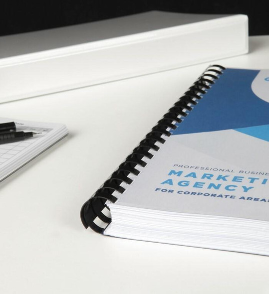 GBC Binding Comb 25mm Black Pack50 BEP25BK50