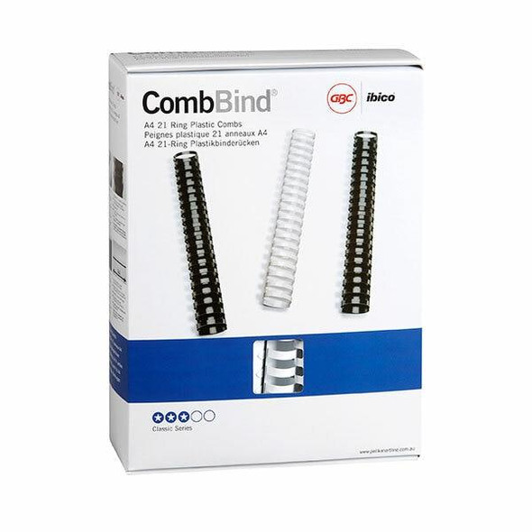 GBC Binding Comb 32mm White Pack50 BEP32W50