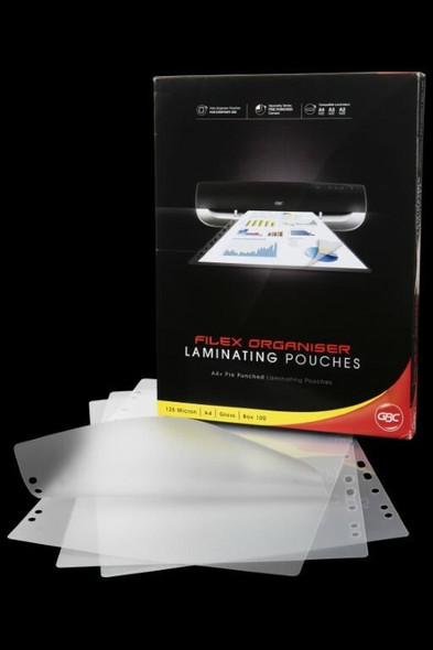 GBC Laminating Pouch A4 125 Micronron Pack100 Filex BL125MA4FILEX