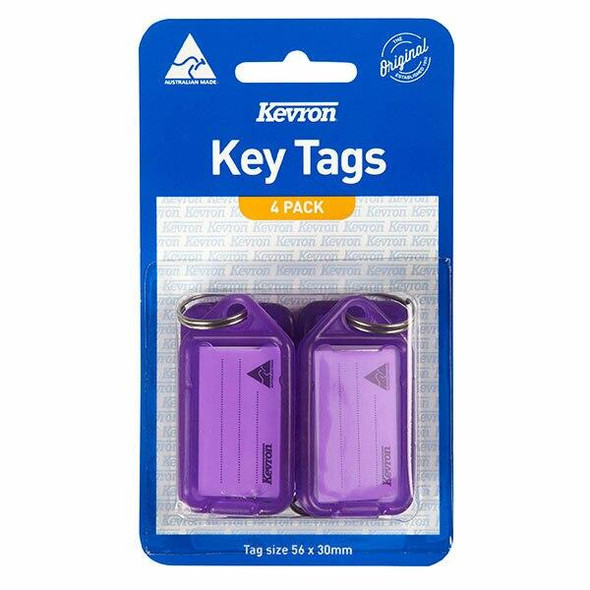 Kevron ID5 Keytags Lilac Pack 4 47040