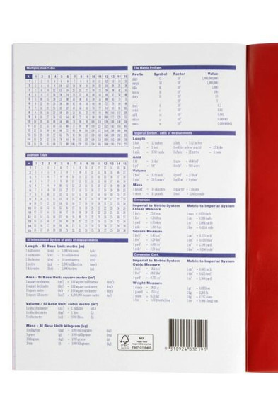 Spirax P100 Exercise Book A4 8mm 48page X CARTON of 20 56100P