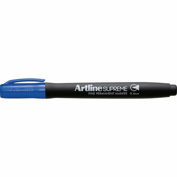 Artline Supreme Prm Marker 0.4mm Blue BOX12 107403