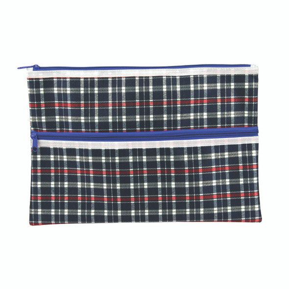 Celco Tartan Cases 375mm X 264mm 2 Zip Carton of 10 : 0398940