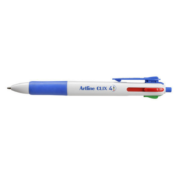Artline Clix 4 Ballpoint Multi Colour Medium Assorted 171500