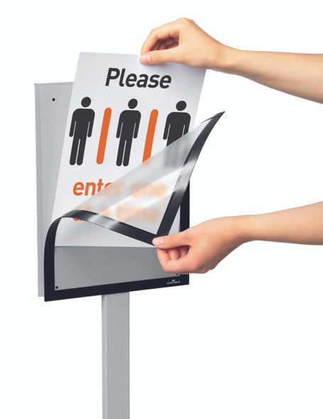 DURABLE Info Stand Floor Basic A4 : 501257 