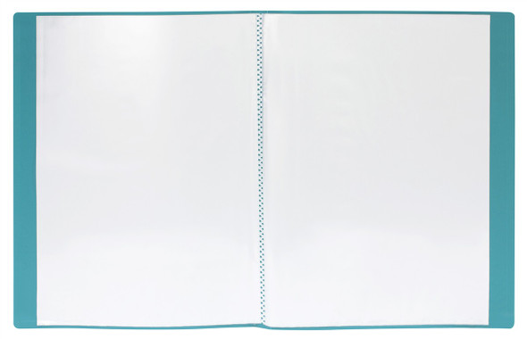 Marbig Non-Refillable Display Book, 20 Pocket, Green. Ideal for storing and displaying documents. Carton of 10.