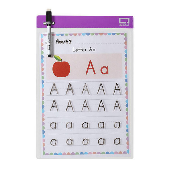 Quartet Flex Dry Erase Pocket Sleeve A4 Pack10 QTFLEXSLV10