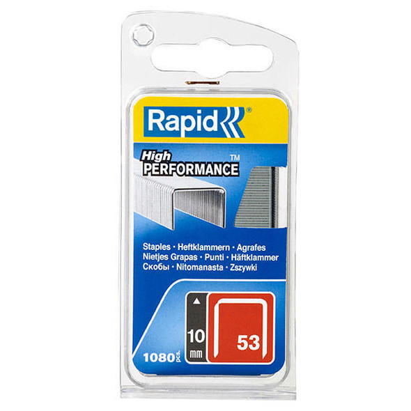 Rapid Tools Staples 53/10mm Box1080 X CARTON of 5 40109504