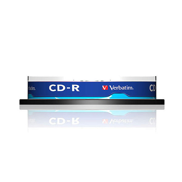 Verbatim Cd Jewel Case Cd-R Slim Case Pack Of 10 52x 94935