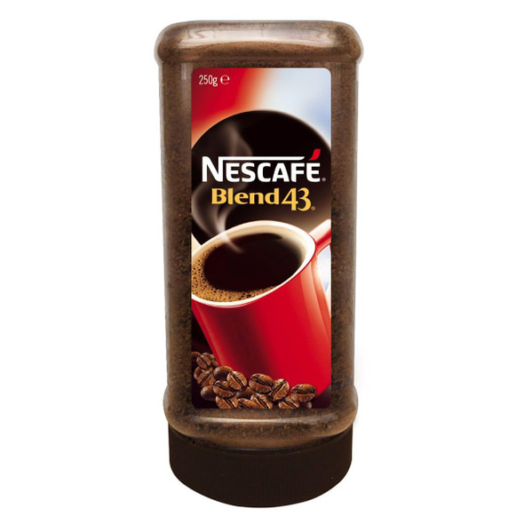 Nescafe Blend 43 Instant Coffee Beverage Bar Pet Jar 250g X Carton of 12 : 102297 