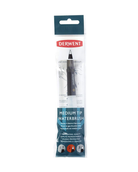 DERWENT Waterbrush Medium Tip X Carton of 15 : 2301760 