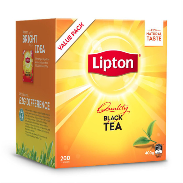 Lipton Quality Black Tea Cup Bags (St Pack200 X Carton of 3 : 32477757 