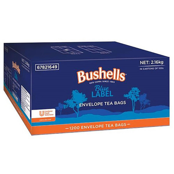 Bushells Blue Label Black Tea Cup Bags Enveloped 1200 : 67821649 