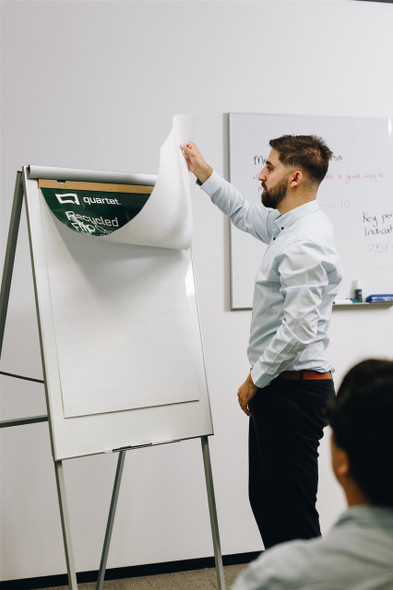 Quartet Flipchart Pad 20 Sheets Recycled X Carton of 4 : QTTFP2000 