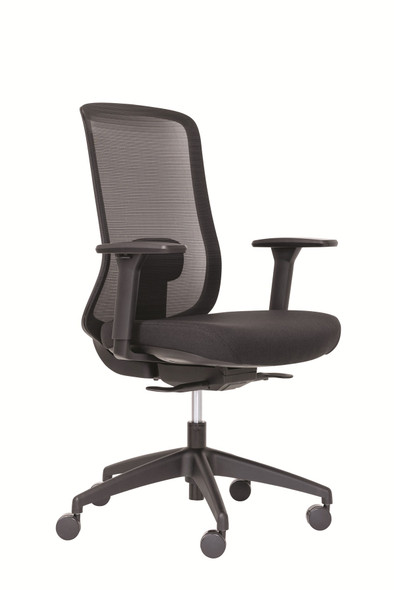 Buro Elan Ergonomic Chair Black Mesh With Arms : 159A-M3