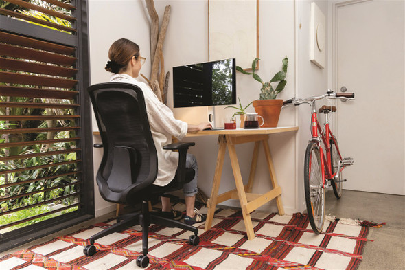 Buro Elan Ergonomic Chair Black Mesh With Arms : 159A-M3