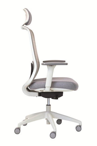 Buro Elan Ergonomic Chair Light Grey Mesh With Arms : 159A-M2 