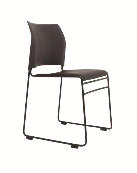 Buro Maxim Cafe Sled Seat Black : 520-3-3 