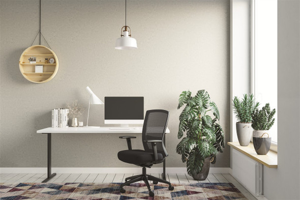 Buro Mentor Ergonomic Chair Black Mesh With Arms : 132A-M3