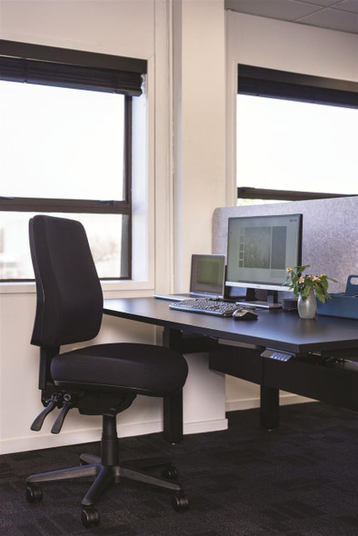 Buro Roma Ergonomic Chair Black 3 Lever : 717-63-SS 