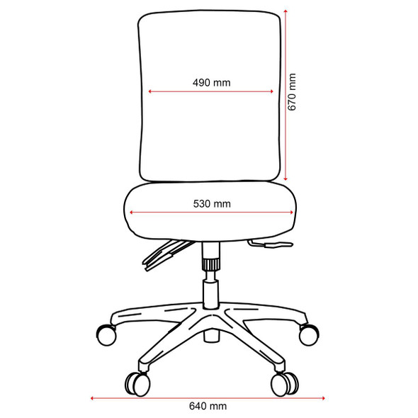 Buro Tidal Ergonomic Chair Mesh Back  Black : 244-23 