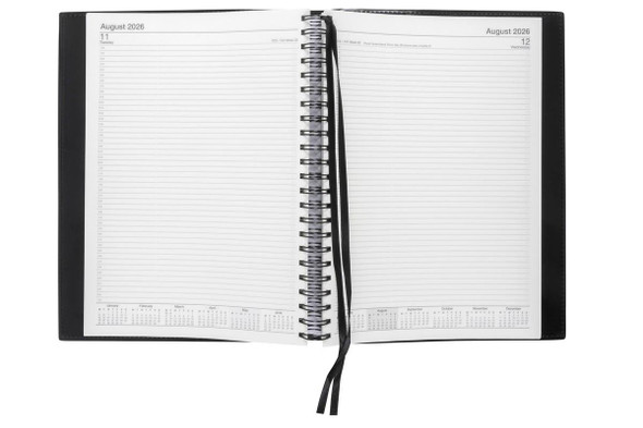 CUMBERLAND 2026 Norwich Diary A4 Day To A Page Black : 41S26 