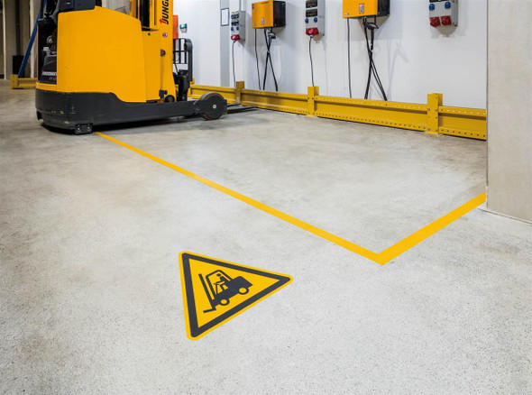 DURABLE Duraline® Extra Strong Floor Marking Tap 50mmx30m/12 Yellow : DUR172504 