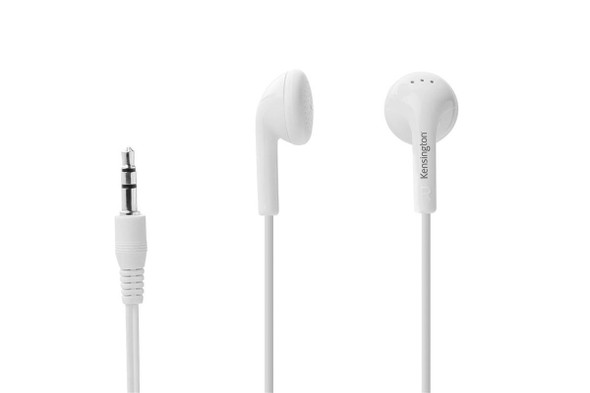 Kensington Kids Stereo Earphones White : 33463 