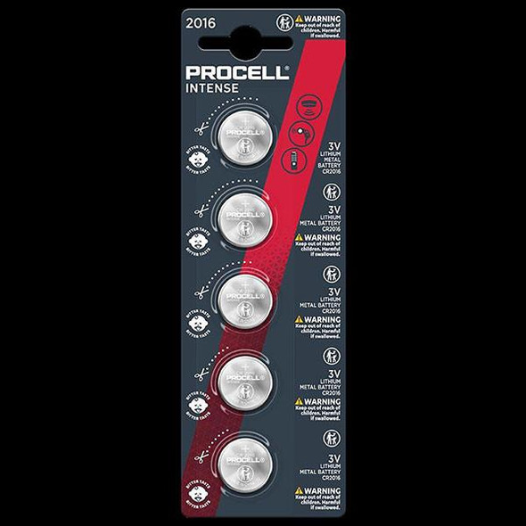 Procell Intense Lithium Coin 2016 Pk5 X Carton of 4 : 5016535 