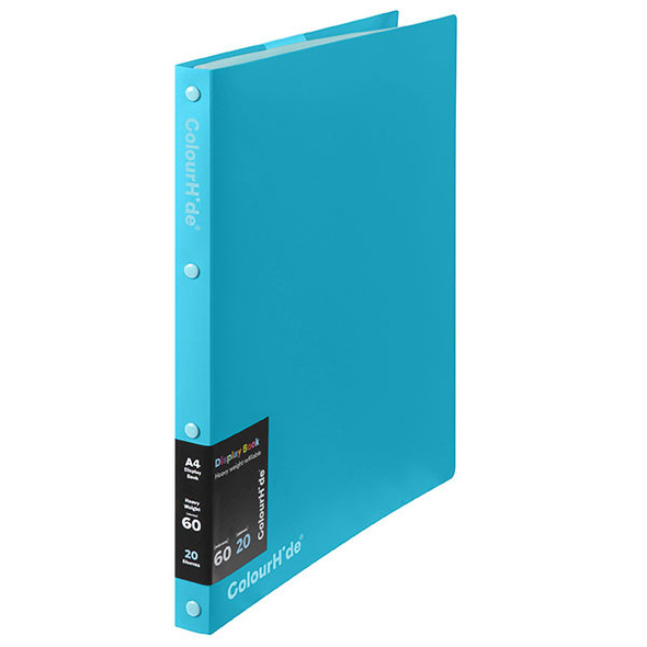 CH DISPLAY BOOK REFILLABLE 20PKT SKY BLU