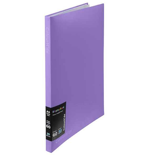 CH DISPLAY BOOK FIXED 20PKT LAVENDER