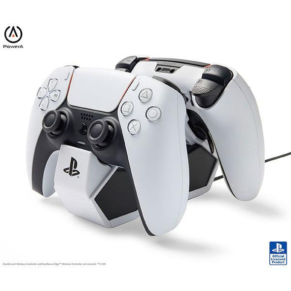 Powera Dual Charge Station White Ps5 Edge Compatible : PSPW0387-01 