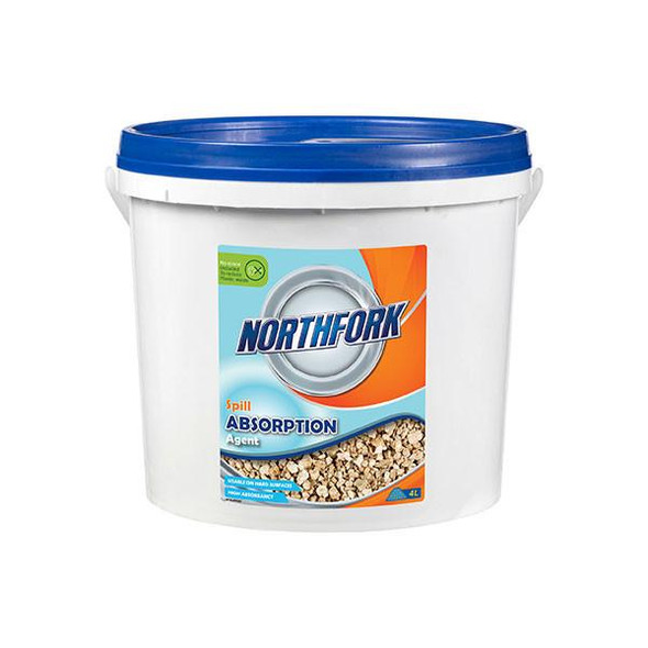 NORTHFORK Spill Absorption Agent 4 Litre X Carton of 4 : 634081110 