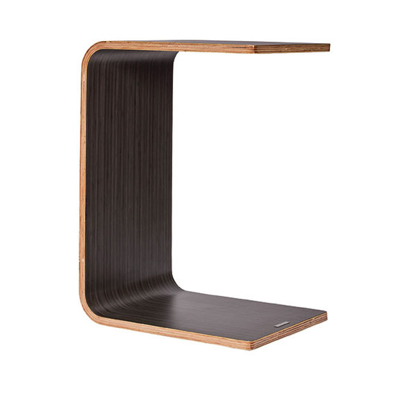 KONFURB LINK TABLE, BURNISHED WOOD