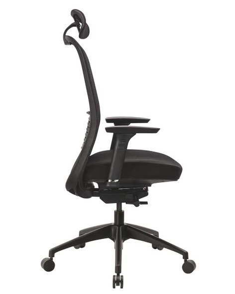 Buro Peninsula Ergonomic Chair Black, W Arms : 796A-M3 