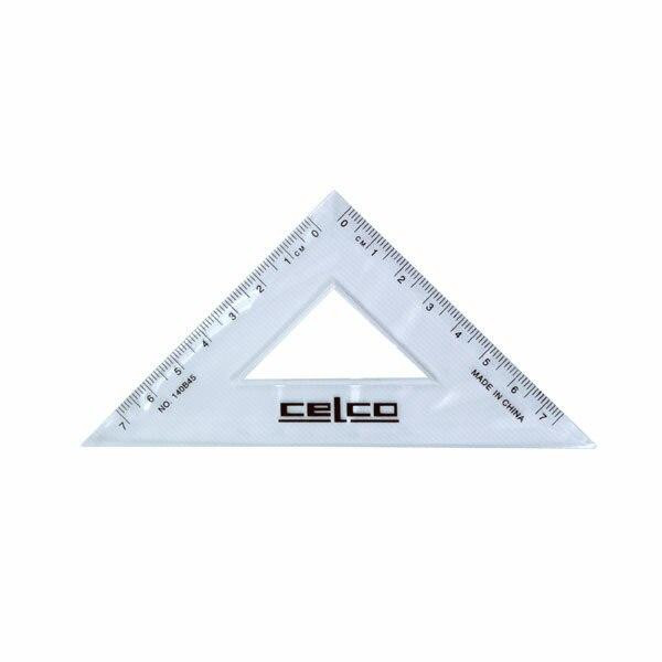 Celco Set Squares 45 Degrees BOX50 0102478