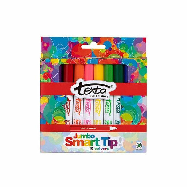 TEXTA Smart Tip Marker Assorted Wallet10 X CARTON of 12 0277430