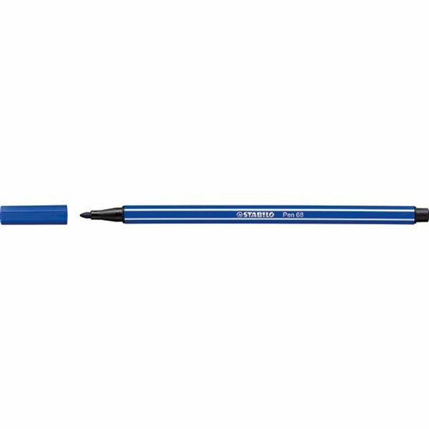 STABILO Pen 68 Fibre Tip Ultramarine BOX10 0350790