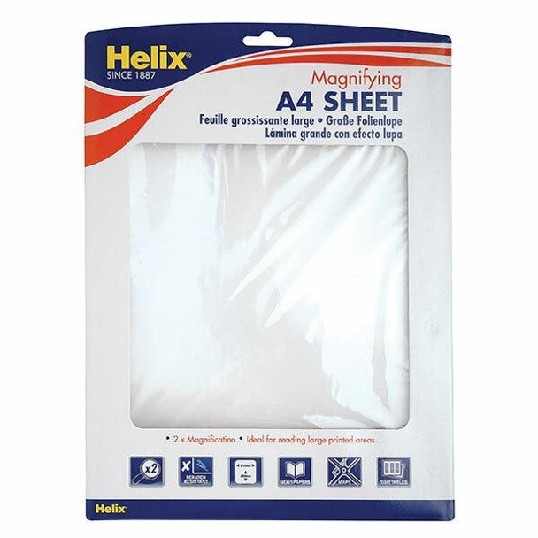 Helix Magnifying Sheet A4 0351830