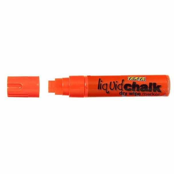 TEXTA Liquid Chalk Marker Dry Wipe Orange 0388080