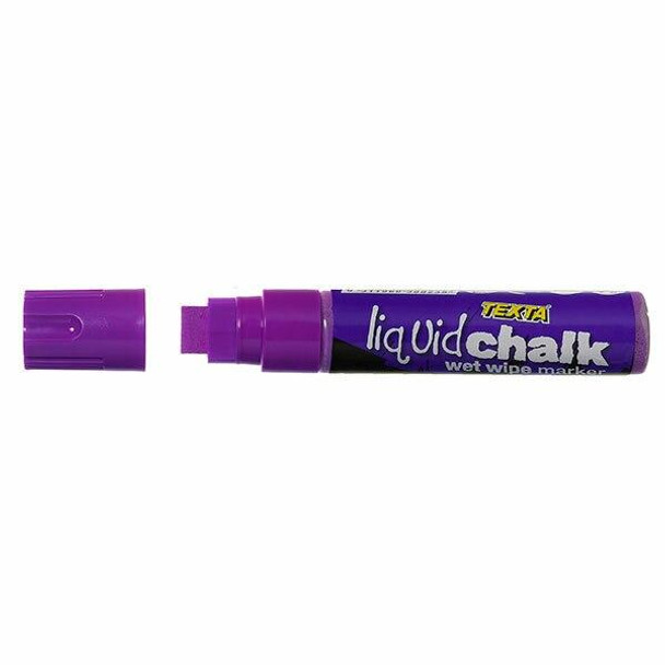 TEXTA Liquid Chalk Marker Wet Wipe Purple 0388230